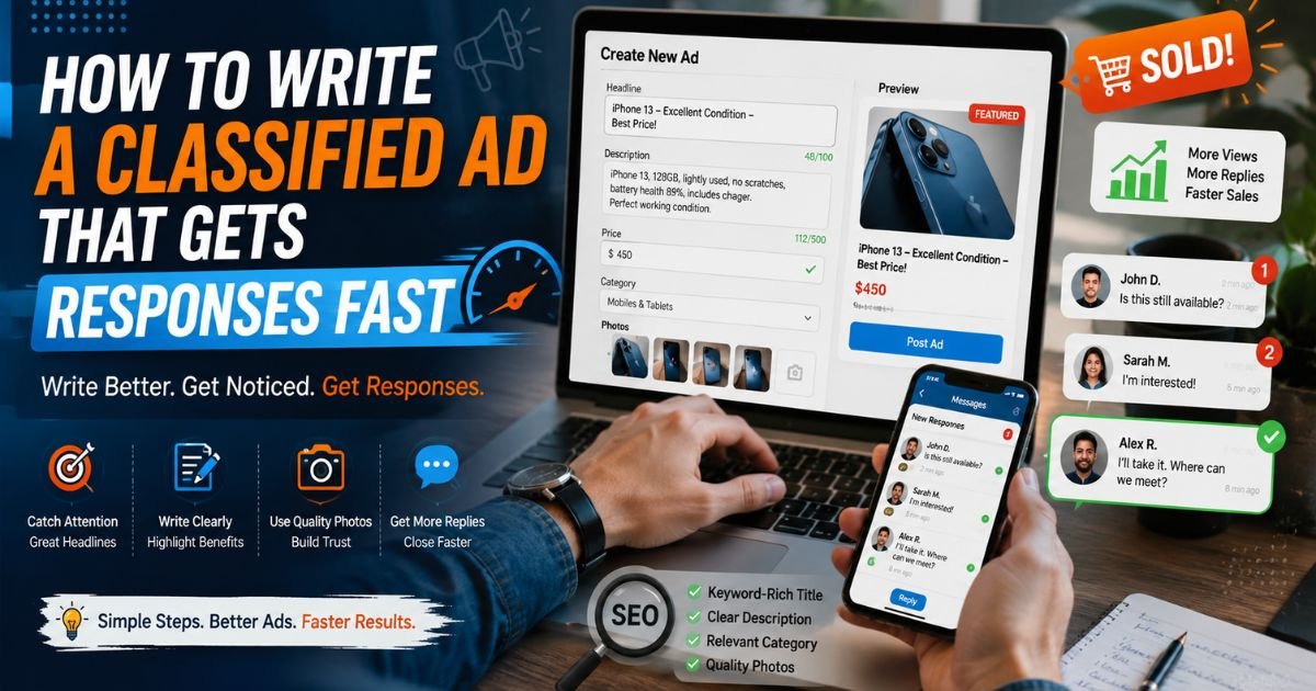 How to Write a Classified Ad That Gets Responses Fast