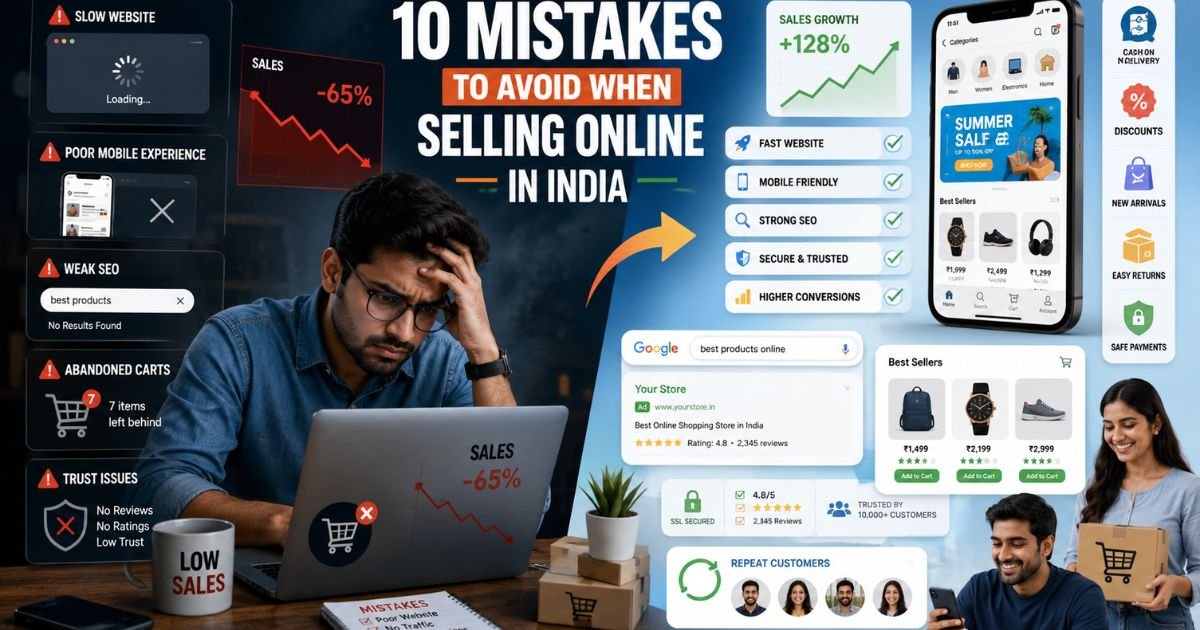 10 Mistakes to Avoid When Selling Online in India