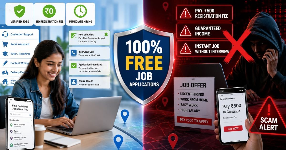How to Find Part-Time Jobs Near You Without Paying Any Fee